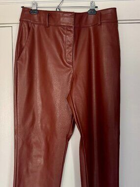 LOFT faux leather pants